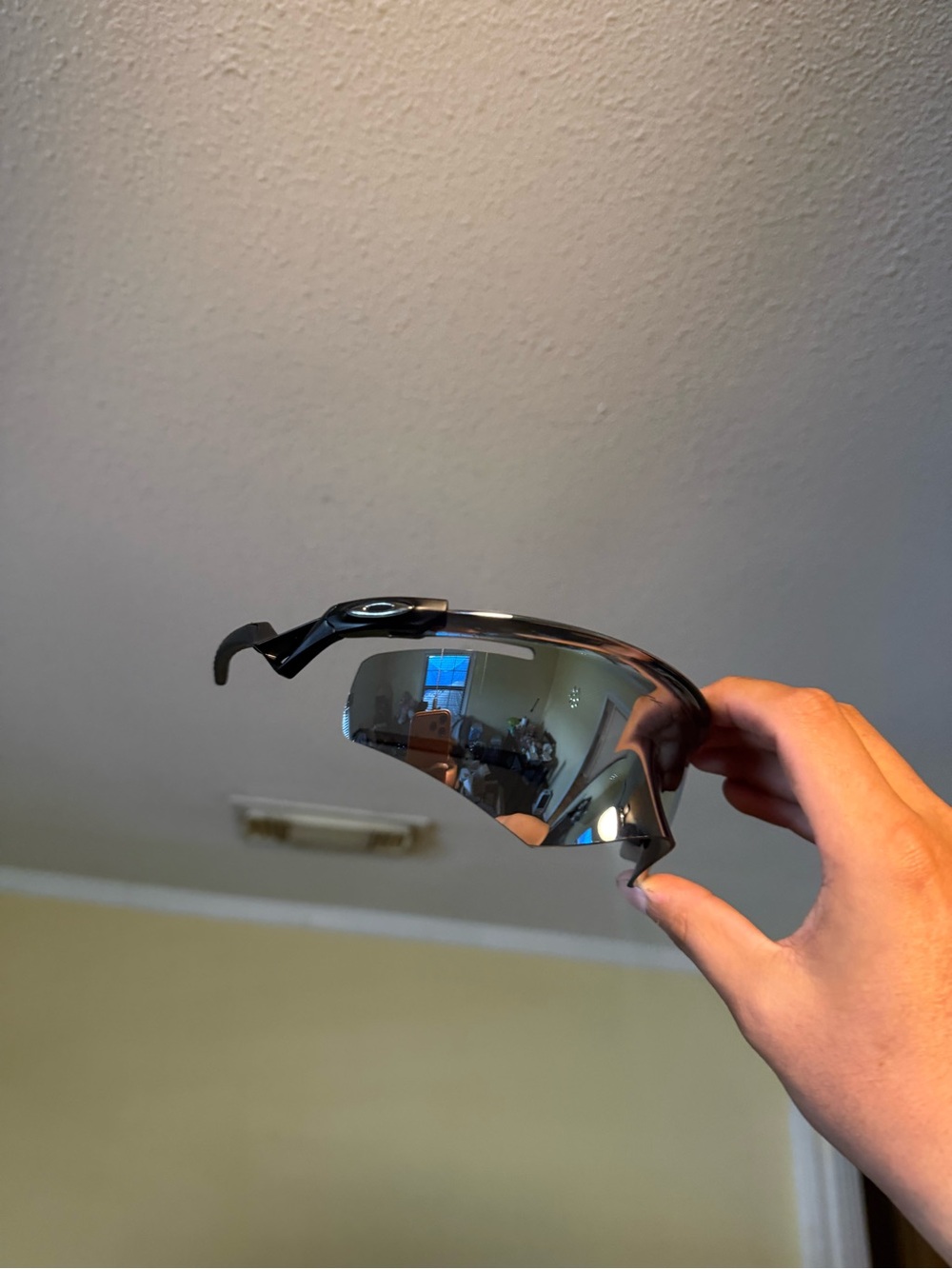 Oakley Polarized Black Shield Sunglasses